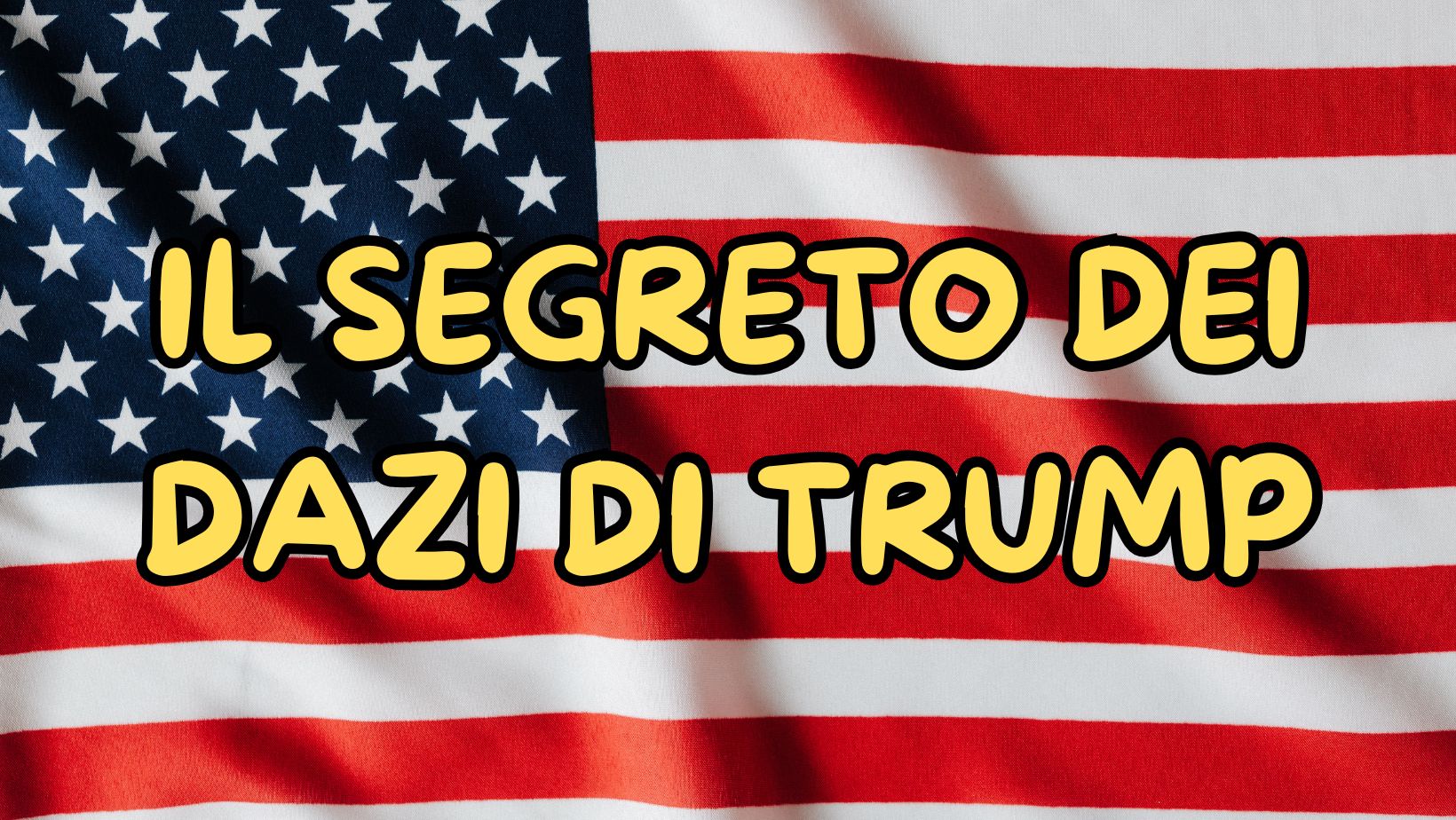 Il segreto dei dazi di trump